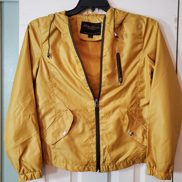 ☆HOST PICK☆ Bella Donna Windbreaker Jacket Golden Yellow size Small - Picture 4 of 8